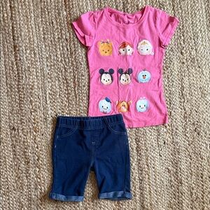 Disney Tsum Tsum T-Shirt and Shorts Set